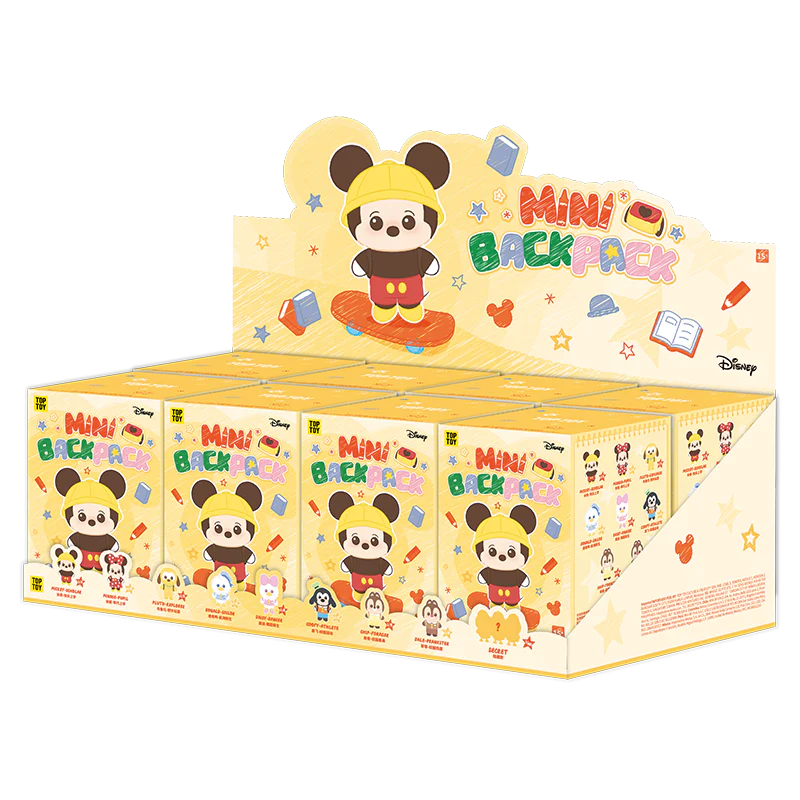 DISNEY Mickey Mouse Family Mini Backpack Series Vinyl Plush Keychain Charm Blind Box - Image 15