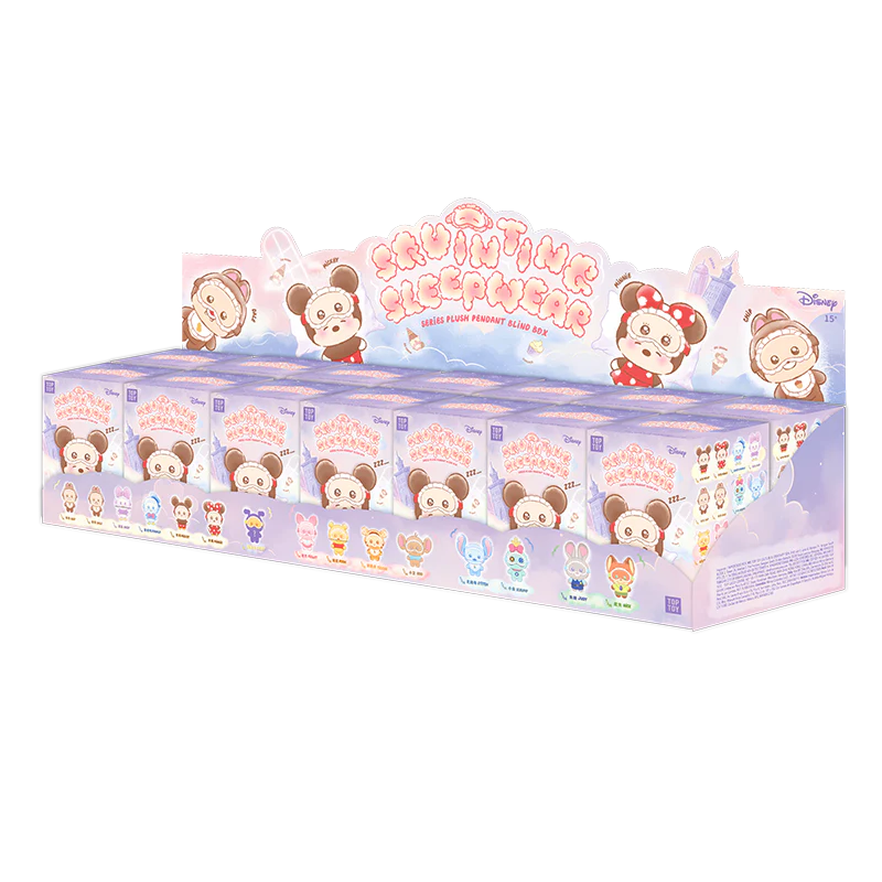 Disney Squinting Sleepwear Series Plush Keychains Gift Blind Boxes - Image 13