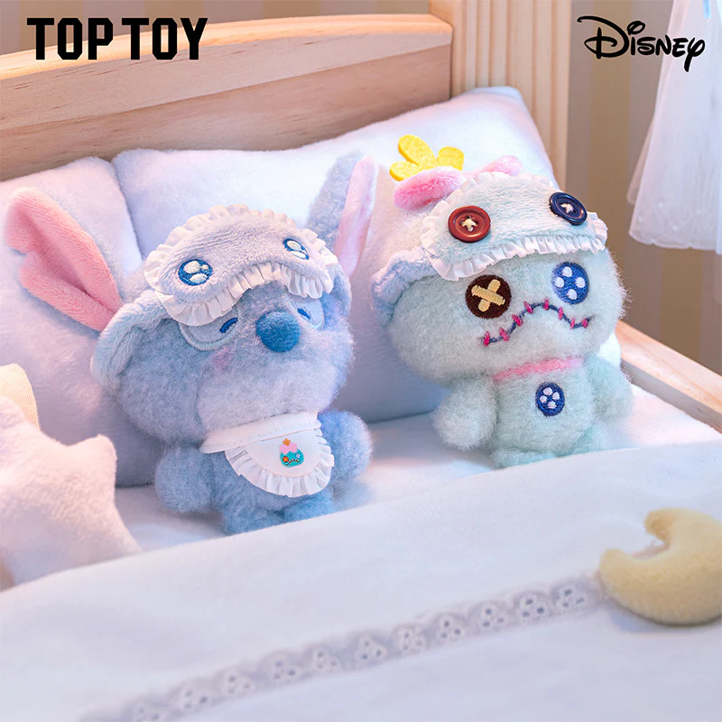 Disney Squinting Sleepwear Series Plush Keychains Gift Blind Boxes - Image 6
