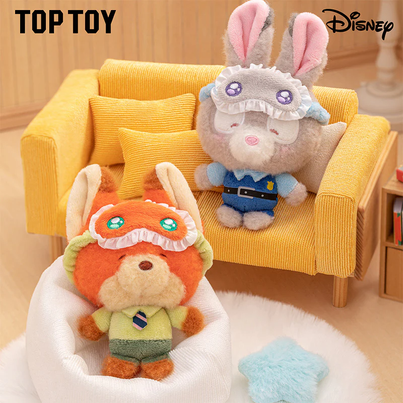 Disney Squinting Sleepwear Series Plush Keychains Gift Blind Boxes - Image 7