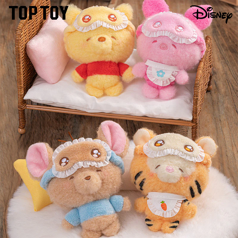 Disney Squinting Sleepwear Series Plush Keychains Gift Blind Boxes - Image 8