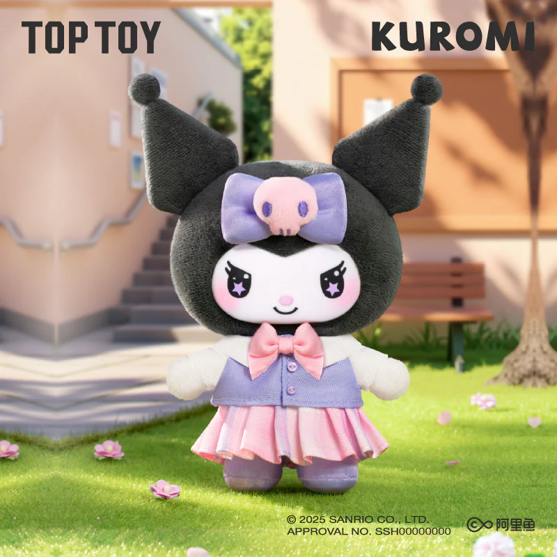 KUROMI School Life Vinyl Plush Keychain Gift Blind Box - Image 4