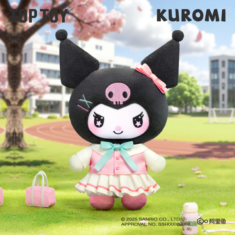 KUROMI School Life Vinyl Plush Keychain Gift Blind Box - Image 6