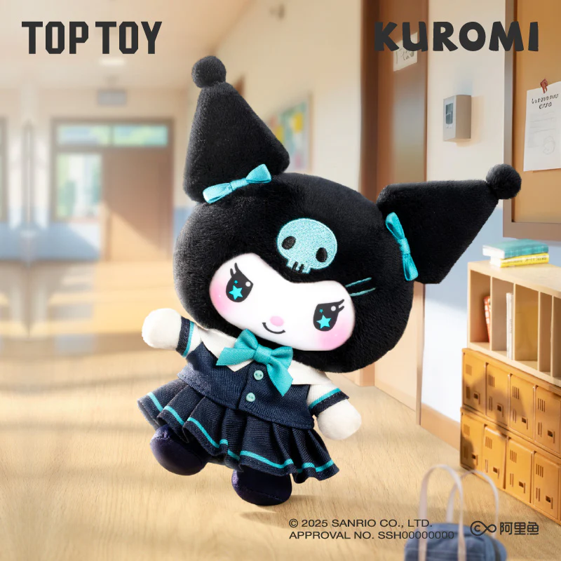 KUROMI School Life Vinyl Plush Keychain Gift Blind Box - Image 8