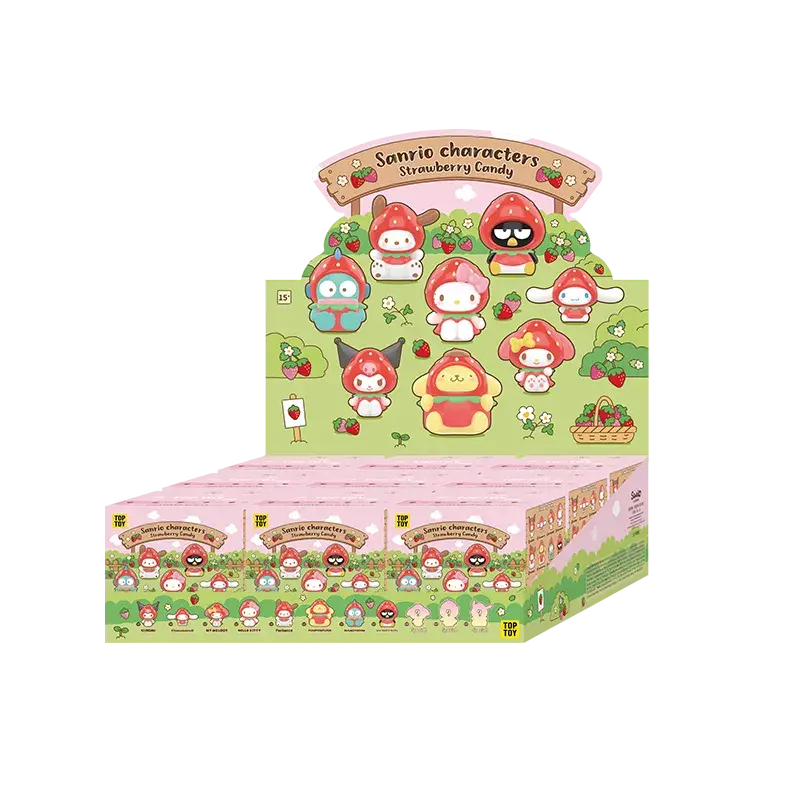Sanrio Characters Stawberry Candy Series Mini Vinyl Keychain Pendant Blind Box - Image 10