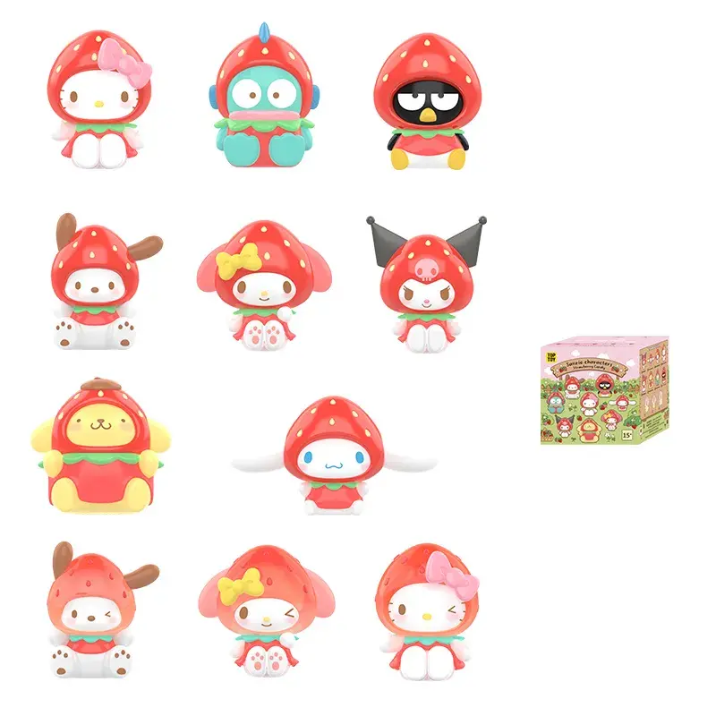 Sanrio Characters Stawberry Candy Series Mini Vinyl Keychain Pendant Blind Box - Image 6