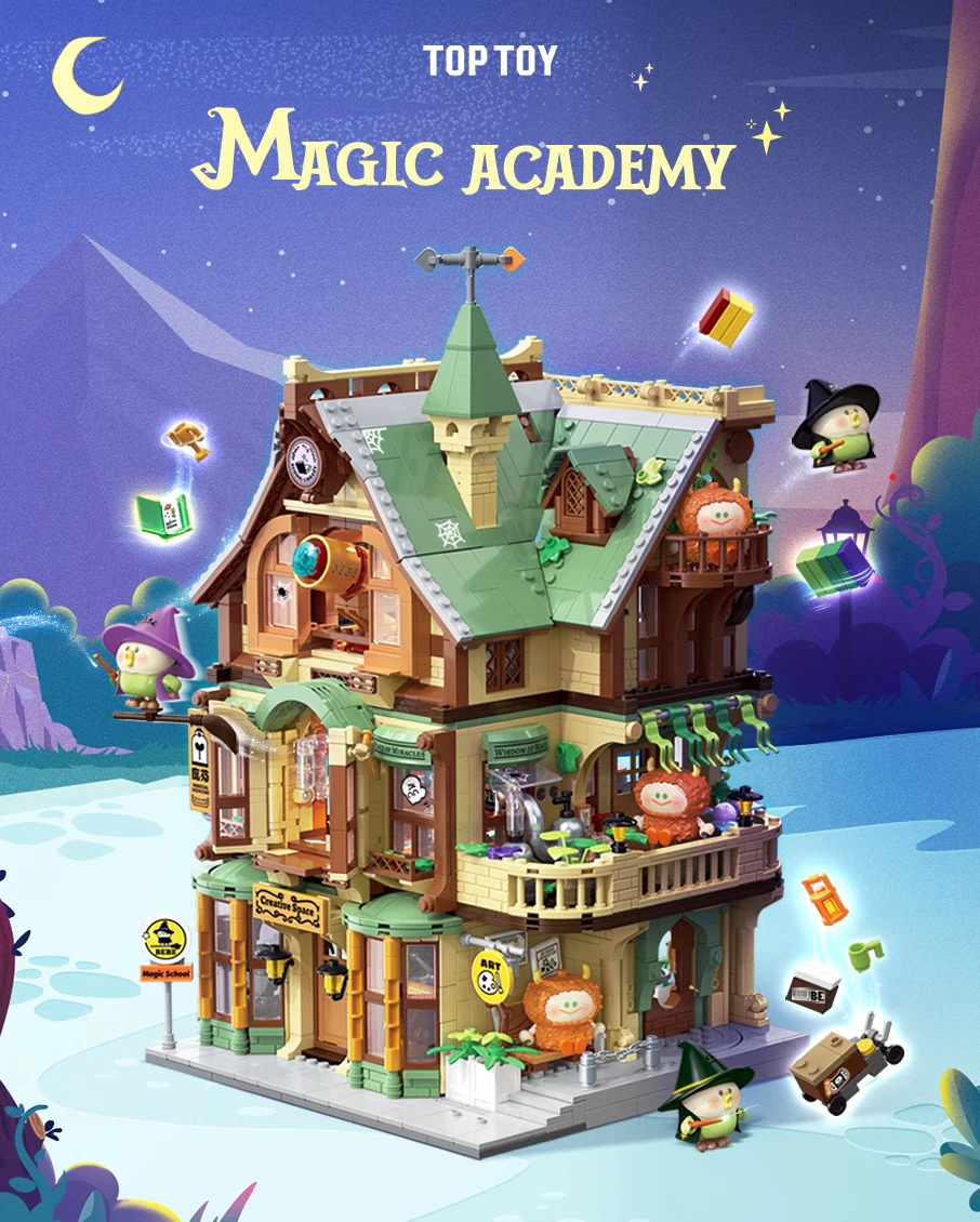 【RETIRED】3-In-1 Magic and Fantasy Academy Series Building Blocks 750 Pcs - Image 5